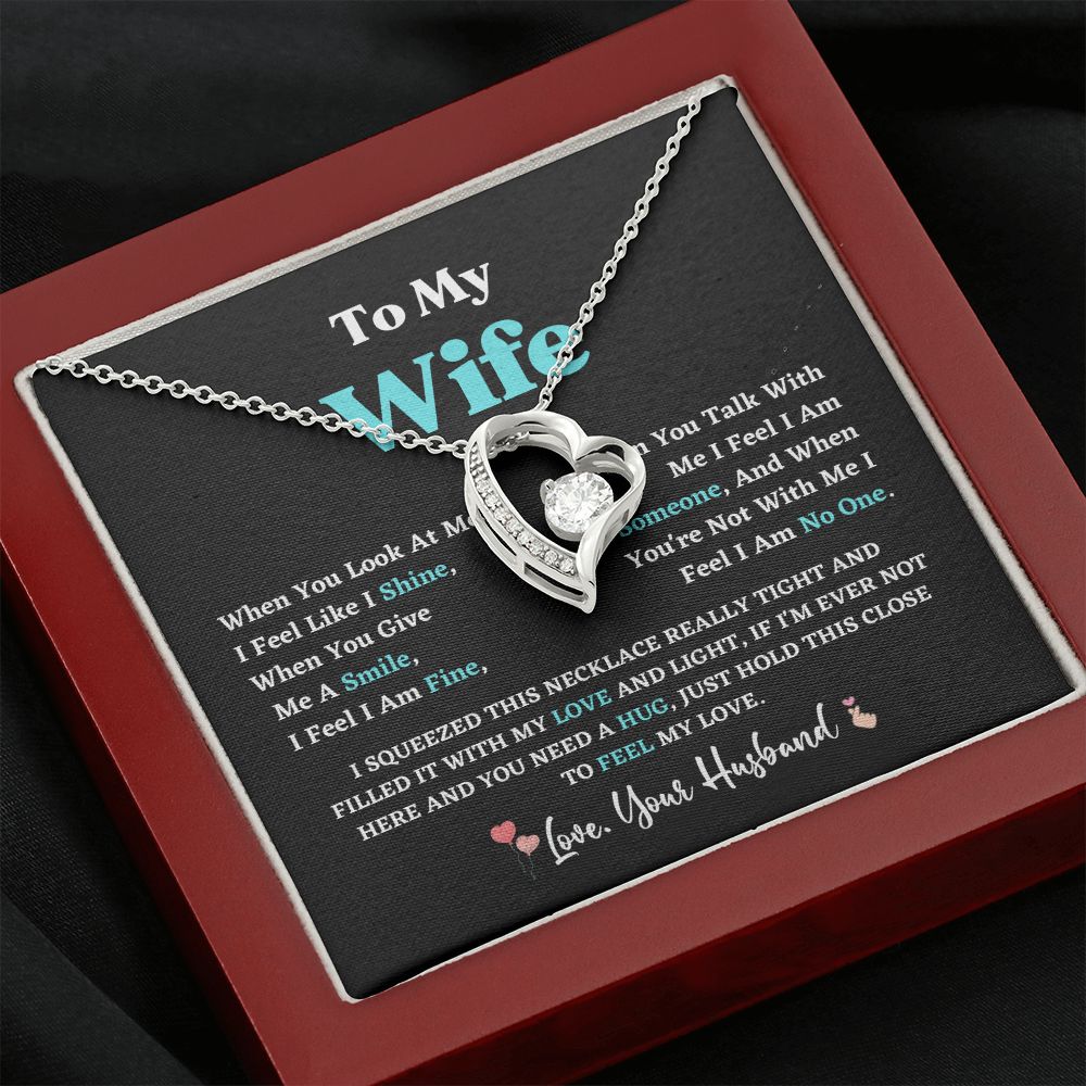 To My Wife Necklace From Husband