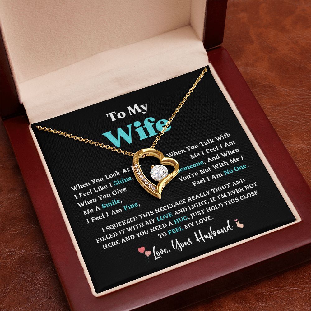 To My Wife Necklace From Husband