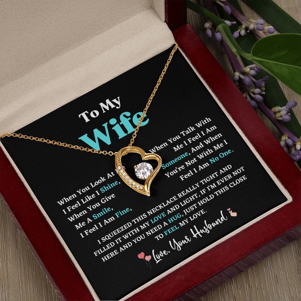 To My Wife Necklace From Husband