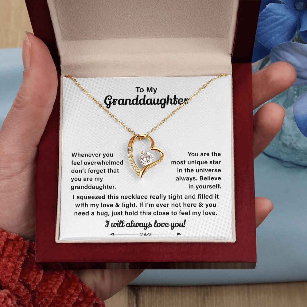 To My Granddaughter Your Are The Most Unique Star in The Universe Always