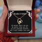 Brother & Sister Heart Necklace Birthday Gift for Sister