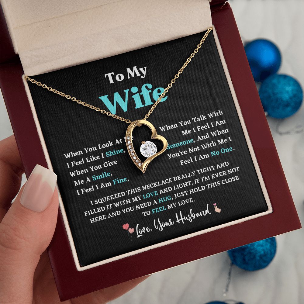 To My Wife Necklace From Husband