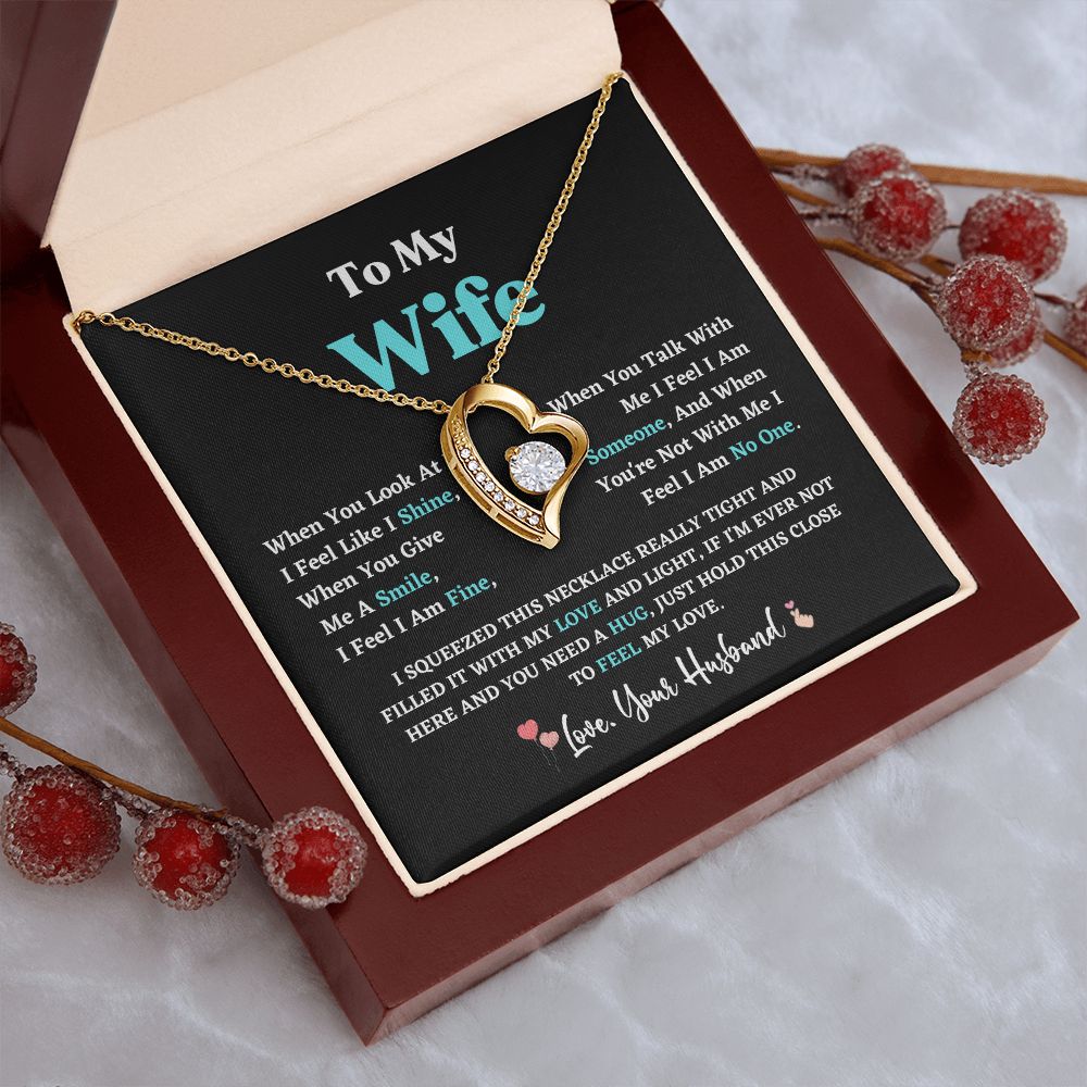 To My Wife Necklace From Husband