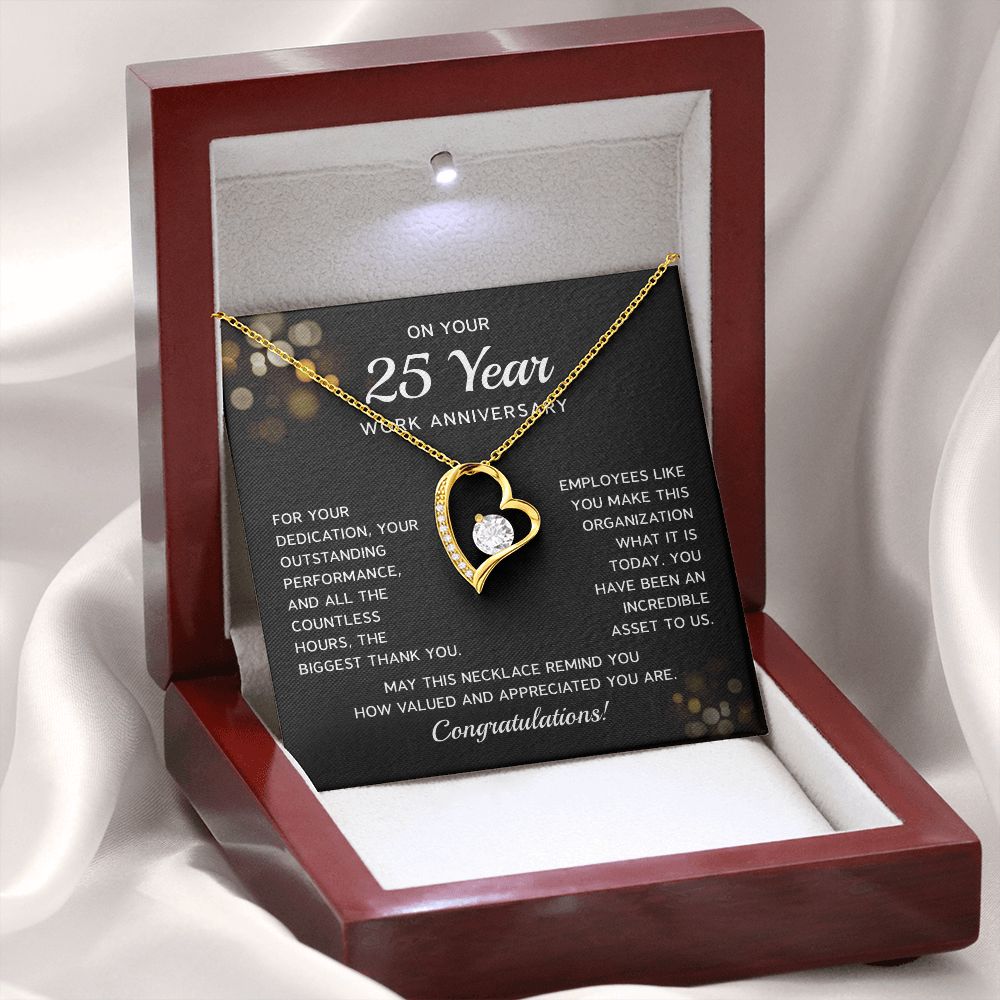 On Your 25th Work Anniversary, Congratulations!