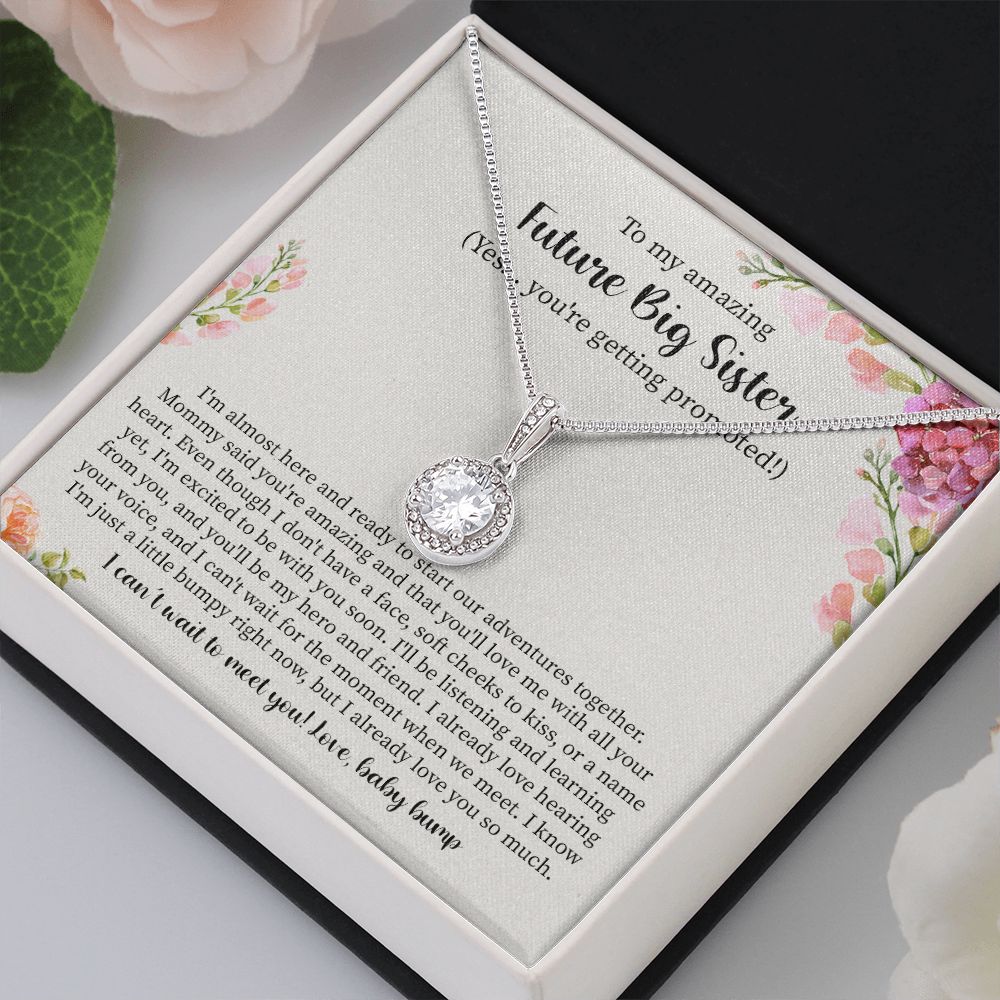 To My Amazing Future Big Sister I Am Almost Here And Ready To Start Our Adventure Together, From Baby Bump