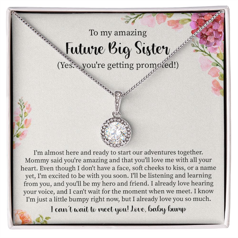 To My Amazing Future Big Sister I Am Almost Here And Ready To Start Our Adventure Together, From Baby Bump