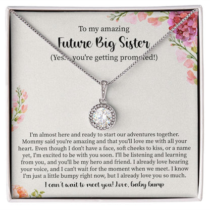 To My Amazing Future Big Sister I Am Almost Here And Ready To Start Our Adventure Together, From Baby Bump