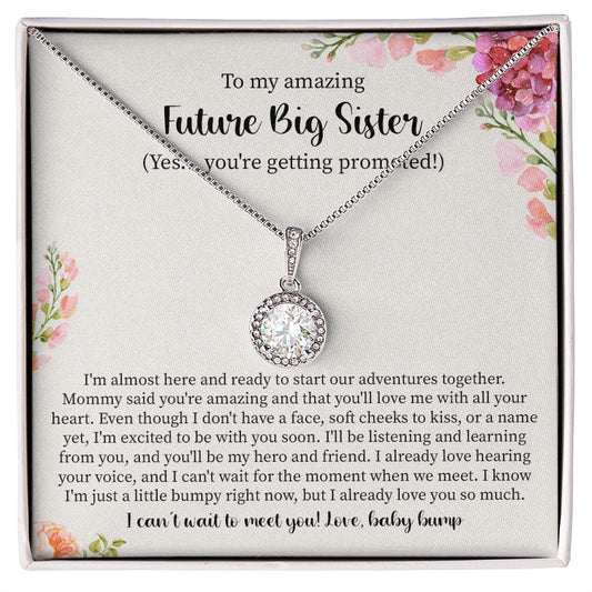 To My Amazing Future Big Sister I Am Almost Here And Ready To Start Our Adventure Together, From Baby Bump