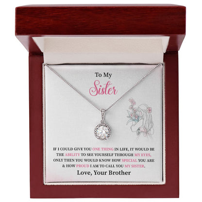 Sister Birthday Necklace from Brother