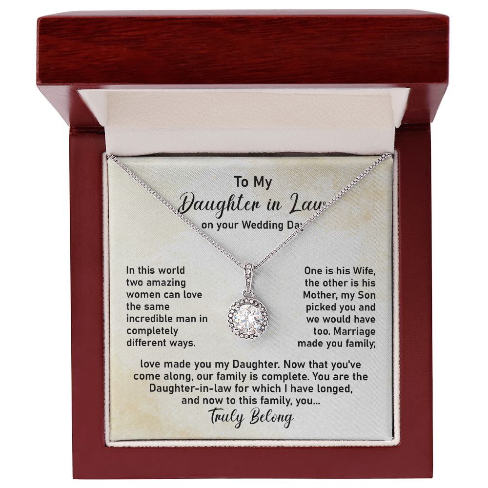 To My Daughter-In-Law My Son Picked You And We Would Have Too