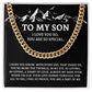 To My Son You Are So Special From Dad And Mom - A Special Birthday Gifts For Him