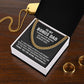 Funny Bonus Dad Gifts - Cuban Chain With Message Card
