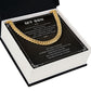 My Son Cuban Link Chain Gifts From Mom And Dad, For Birthday Christmas or Any Occasion