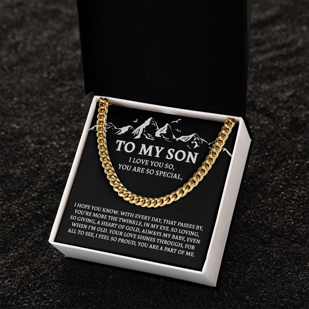 To My Son You Are So Special From Dad And Mom - A Special Birthday Gifts For Him