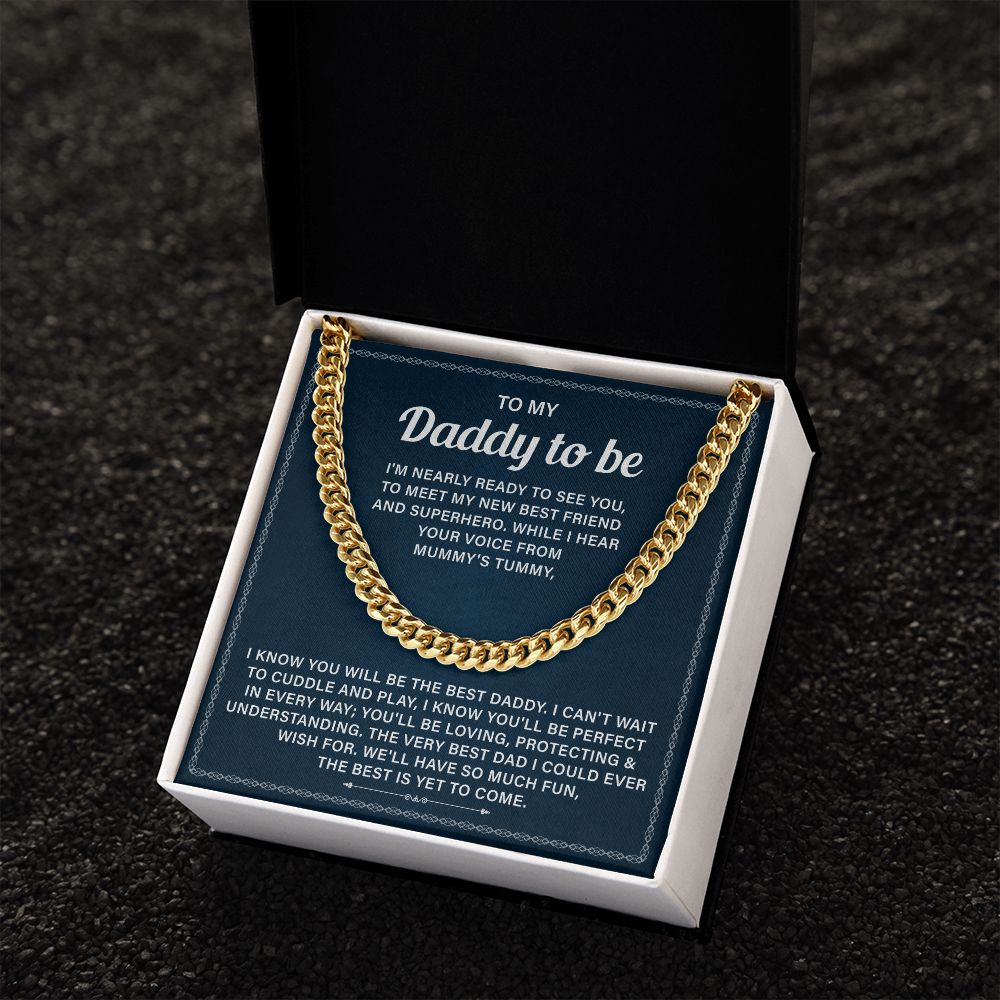 Dad To Be Gifts For 1st Time Dad Necklace With Message Card