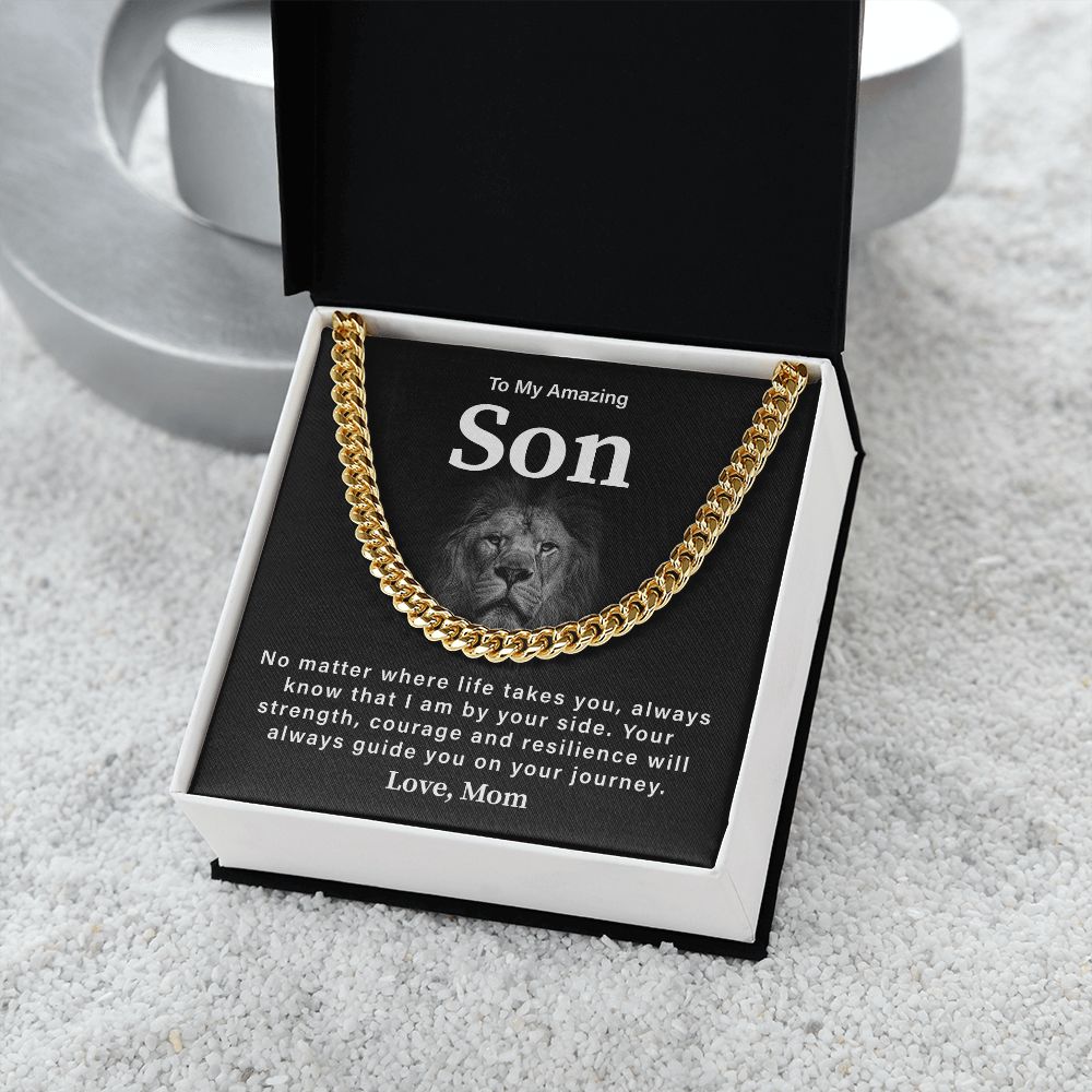 To My Amazing Son Courage And Resilience Will Always  Guide You On Your Journey