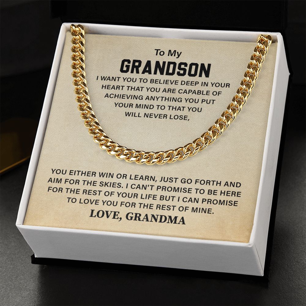 To My Grandson I Can Promise To Love You For The Rest Of Mine Love, Grandma
