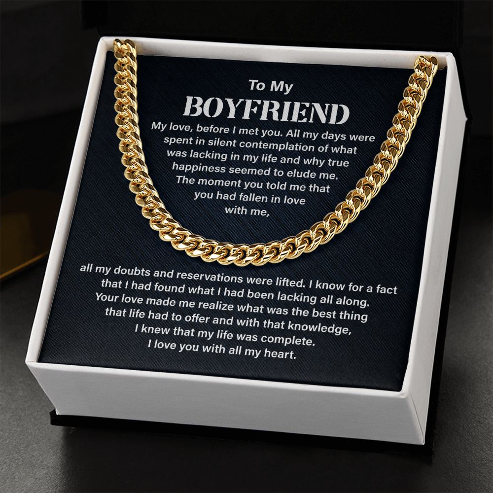 To My Boyfriend I Love You With All My Heart