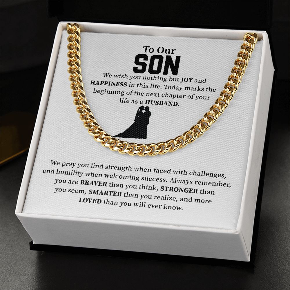 To Our Son We Wish You Nothing But Joy And Happiness In This Life