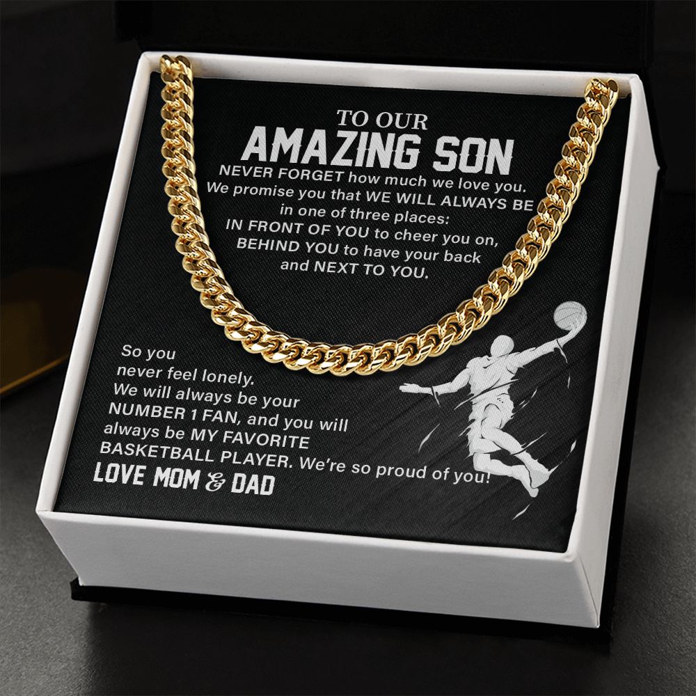 To Our Amazing Son We Are So Pround Of You love Mom & Dad