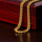 To My Daddy, I Can't Wait To Meet You Daddy, Lovely Necklace & Message Card From Children, Cuban Link Chain For Man