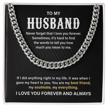 To My Husband My Soulmate My Everything I Love You Forever And Always