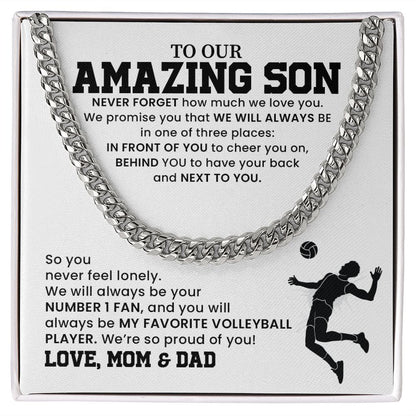 To Our Amazing Son We're So Proud Of You! Love Mom & Dad