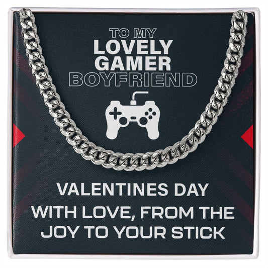 To My Lovely Gamer Valentines Day With love From The Joy To Your Stick