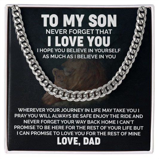 To My Beloved Son, With Love From Dad: A Gift of Guidance and Endless Affection