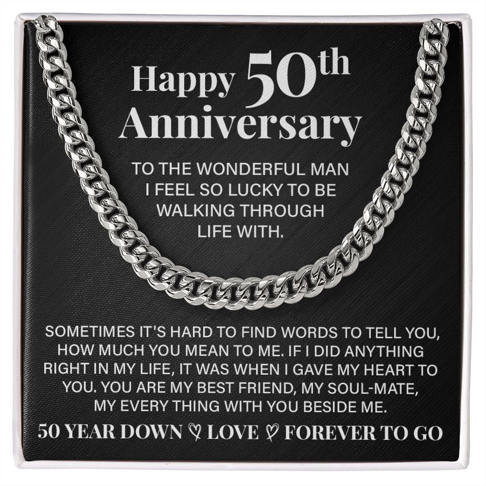 Happy 50th Anniversary To The Wonderful Man I Feel So Lucky To Be Walking Through Life With