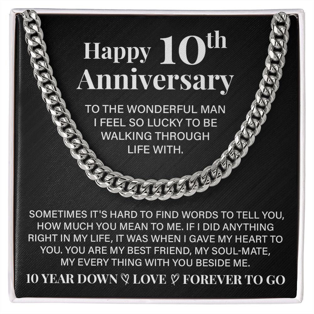 Happy 10th Anniversary To The Wonderful Man I Feel So Lucky To Be Walking Through Life With