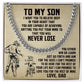 To My Son Win Or Learn love From Dad - Birthday Gifts With Sentimental Message Card