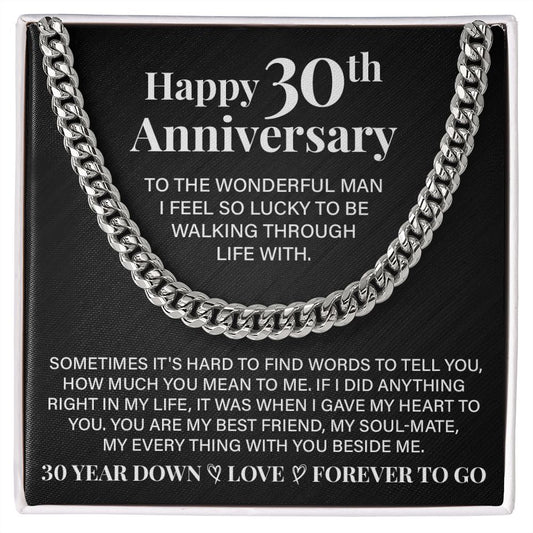 Happy 30th Anniversary To The Wonderful Man I Feel So Lucky To Be Walking Through Life With