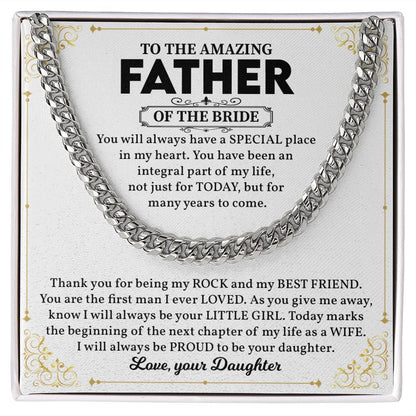 To The Father I Will Always Be Proud To Be Your Daughter. Love, Your Daughter