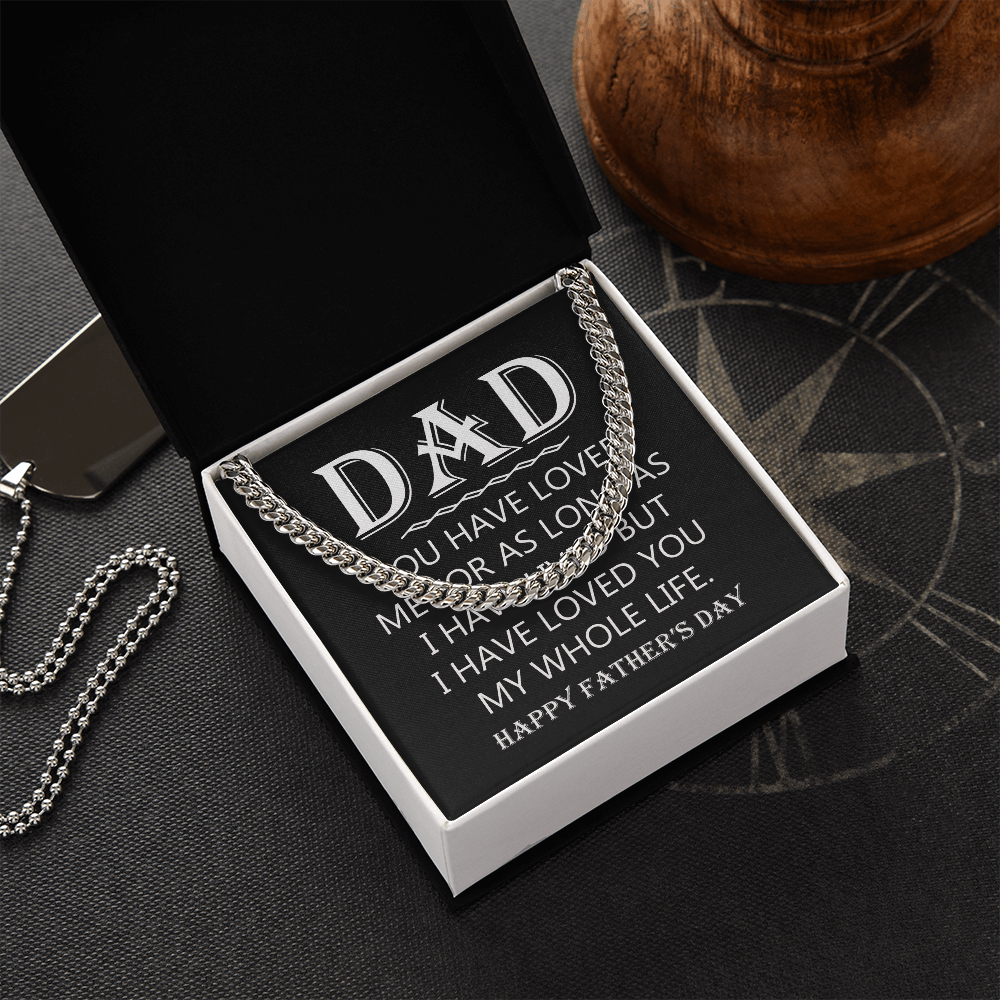 To My Dad – Legacy Chain Gift from Daughter or Son – with Father's Day Love Message