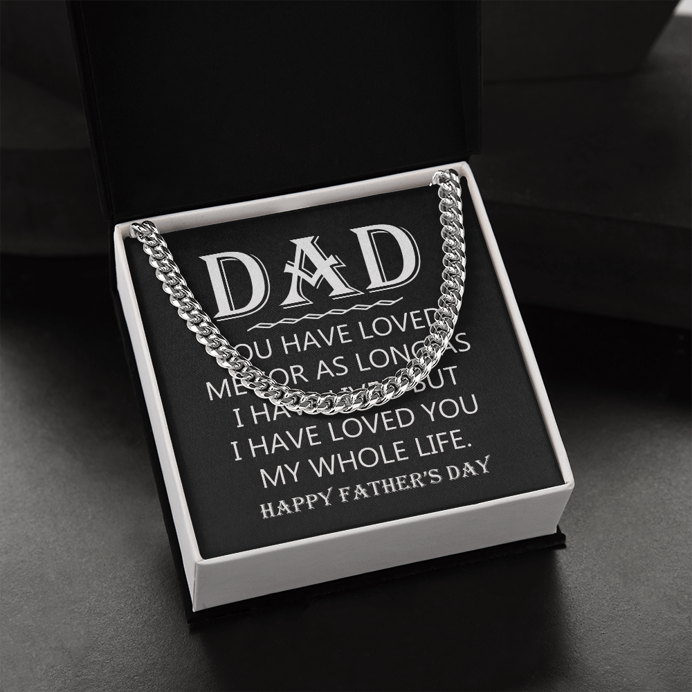 To My Dad – Legacy Chain Gift from Daughter or Son – with Father's Day Love Message