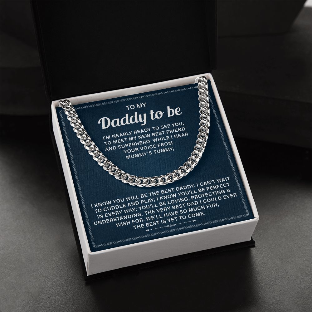 Dad To Be Gifts For 1st Time Dad Necklace With Message Card