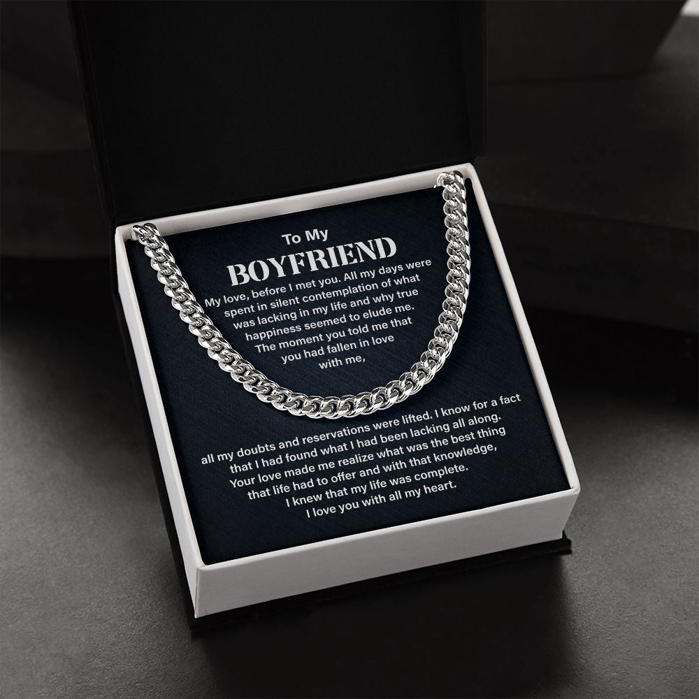 To My Boyfriend I Love You With All My Heart