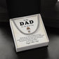 To My Dad Necklace, Gift For Dad On Father’s Day