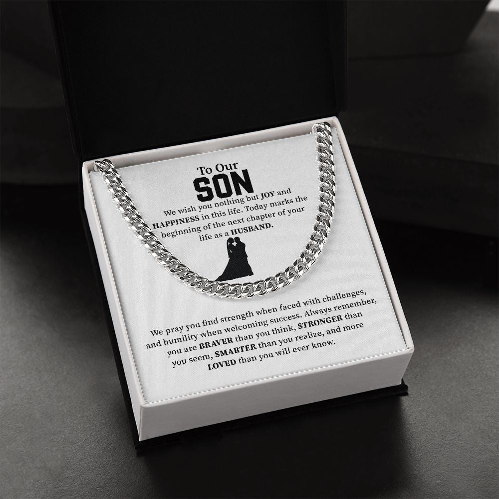 To Our Son We Wish You Nothing But Joy And Happiness In This Life