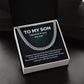 To My Son I Believe in you From Dad And Mom - Birthday Gifts For Him With Meaningful Message