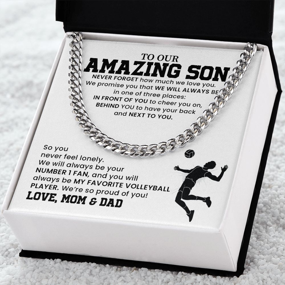 To Our Amazing Son We're So Proud Of You! Love Mom & Dad