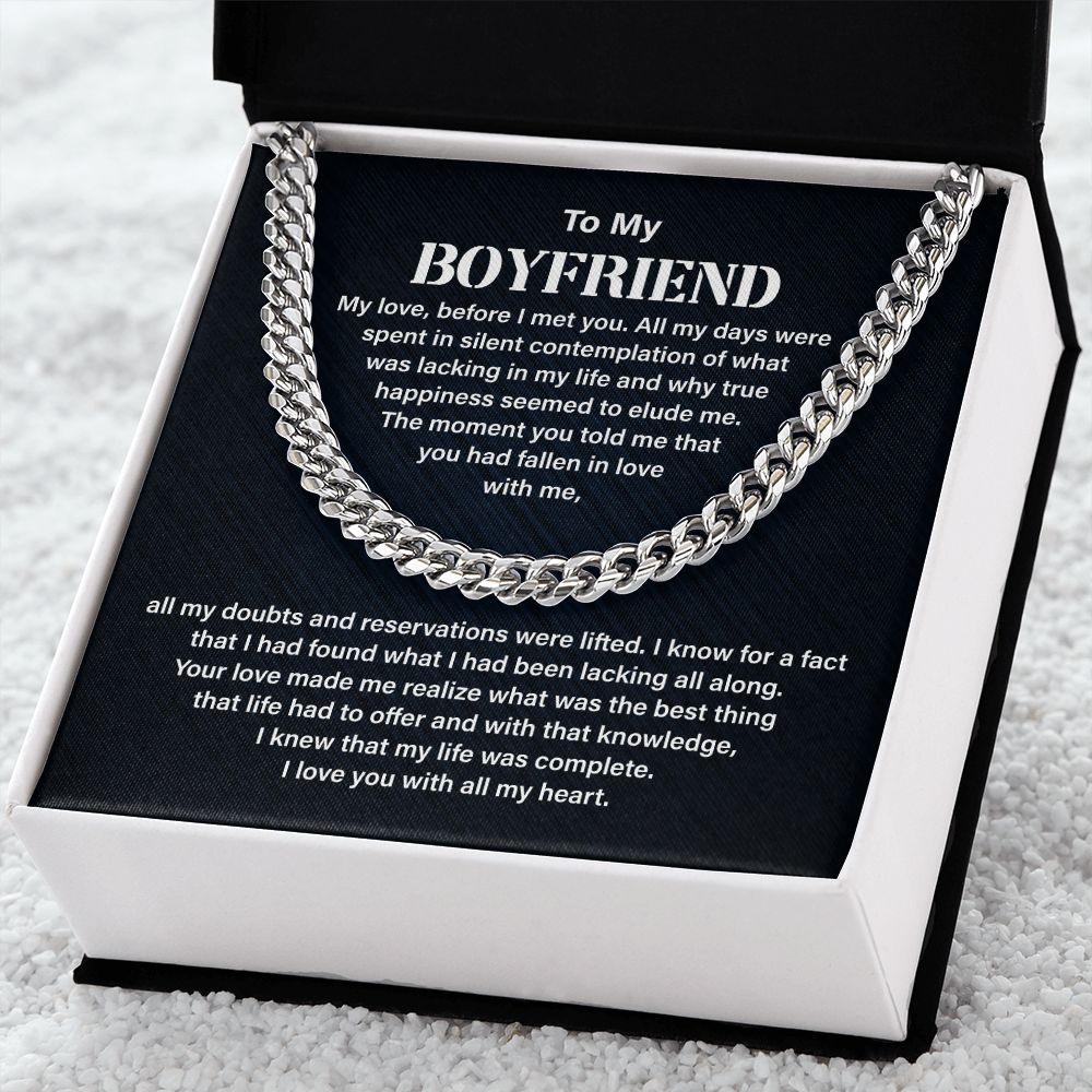 To My Boyfriend I Love You With All My Heart
