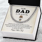 To My Dad Necklace, Gift For Dad On Father’s Day