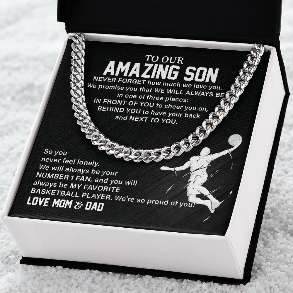 To Our Amazing Son We Are So Pround Of You love Mom & Dad