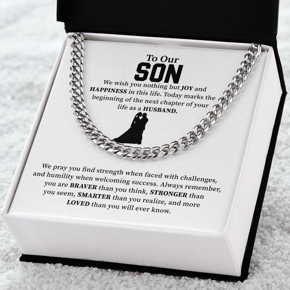To Our Son We Wish You Nothing But Joy And Happiness In This Life