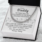 Dad Necklace Gift From Baby Bump With Lovely Message Card