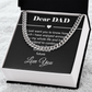 The Dad Chain – Funny Jewelry Gift with Message Card