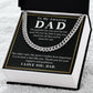 To My Amazing Dad I Love You - Gifts For Dad Birthday Father's Day With Heartfelt Message Card