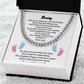 Necklace Gift for Expecting Father With Message Card
